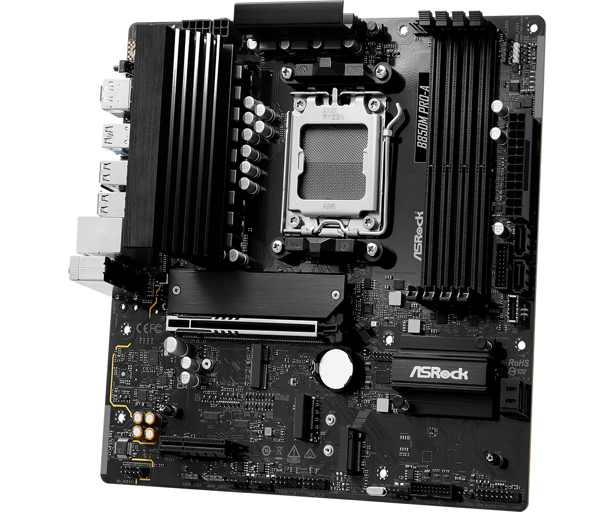 B850M PRO-A  ASROCK B850 Mothe - Am5 Micro Atx Pcie 5.0 Motherboard ulasan dan harga